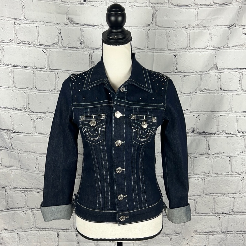 NWOT True Religion Jean Jacket Sz XS
